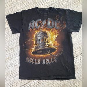 Acdc Vintage T Shirt Hells Bells